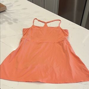 Coral Strappy Dress